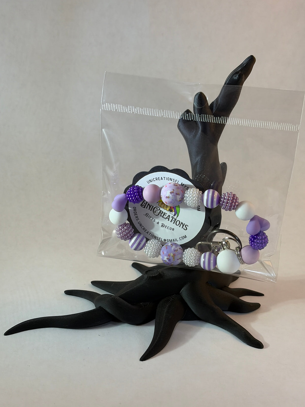 Beaded Wristlet Keychain