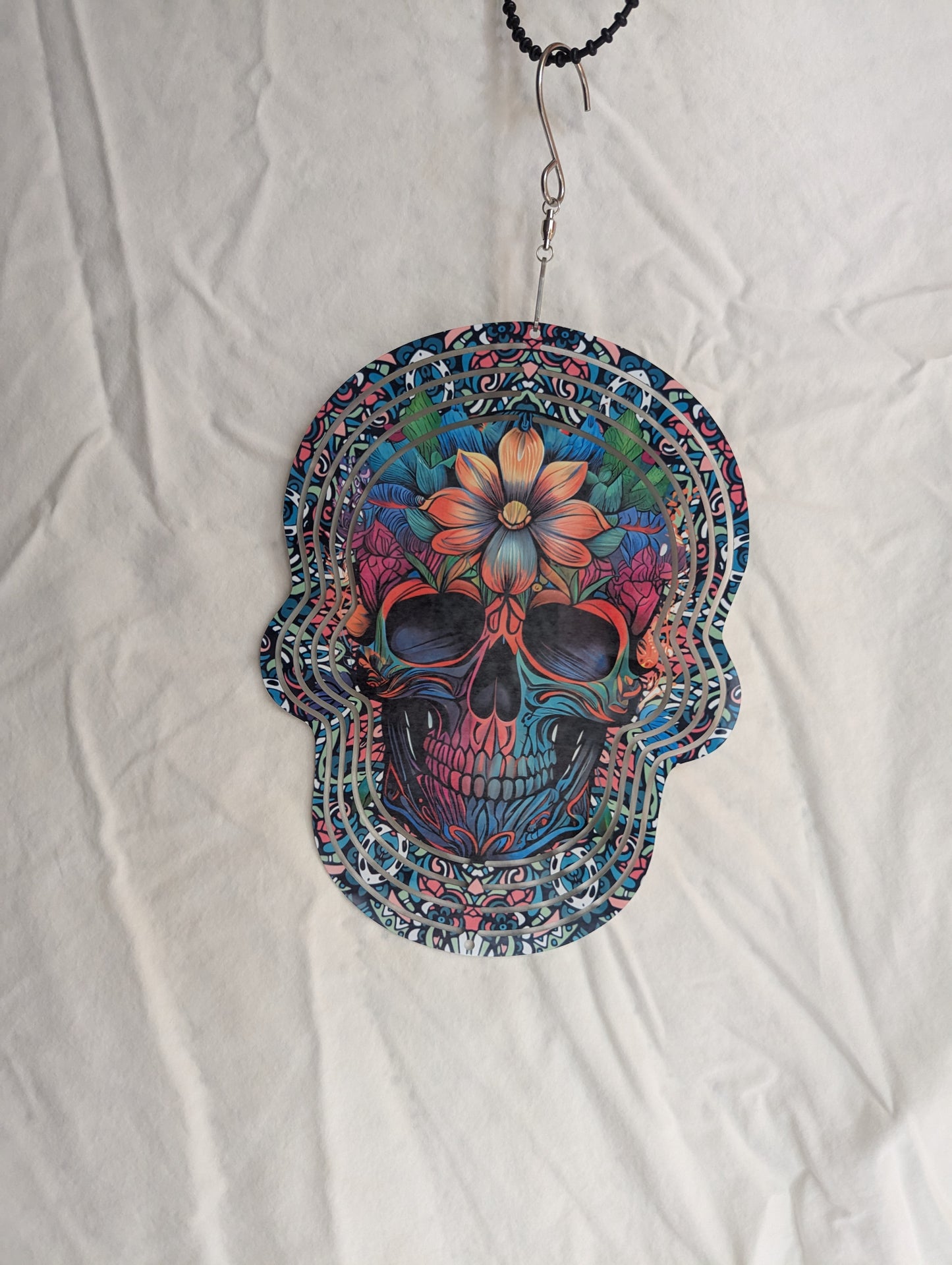 Skull Wind Spinners