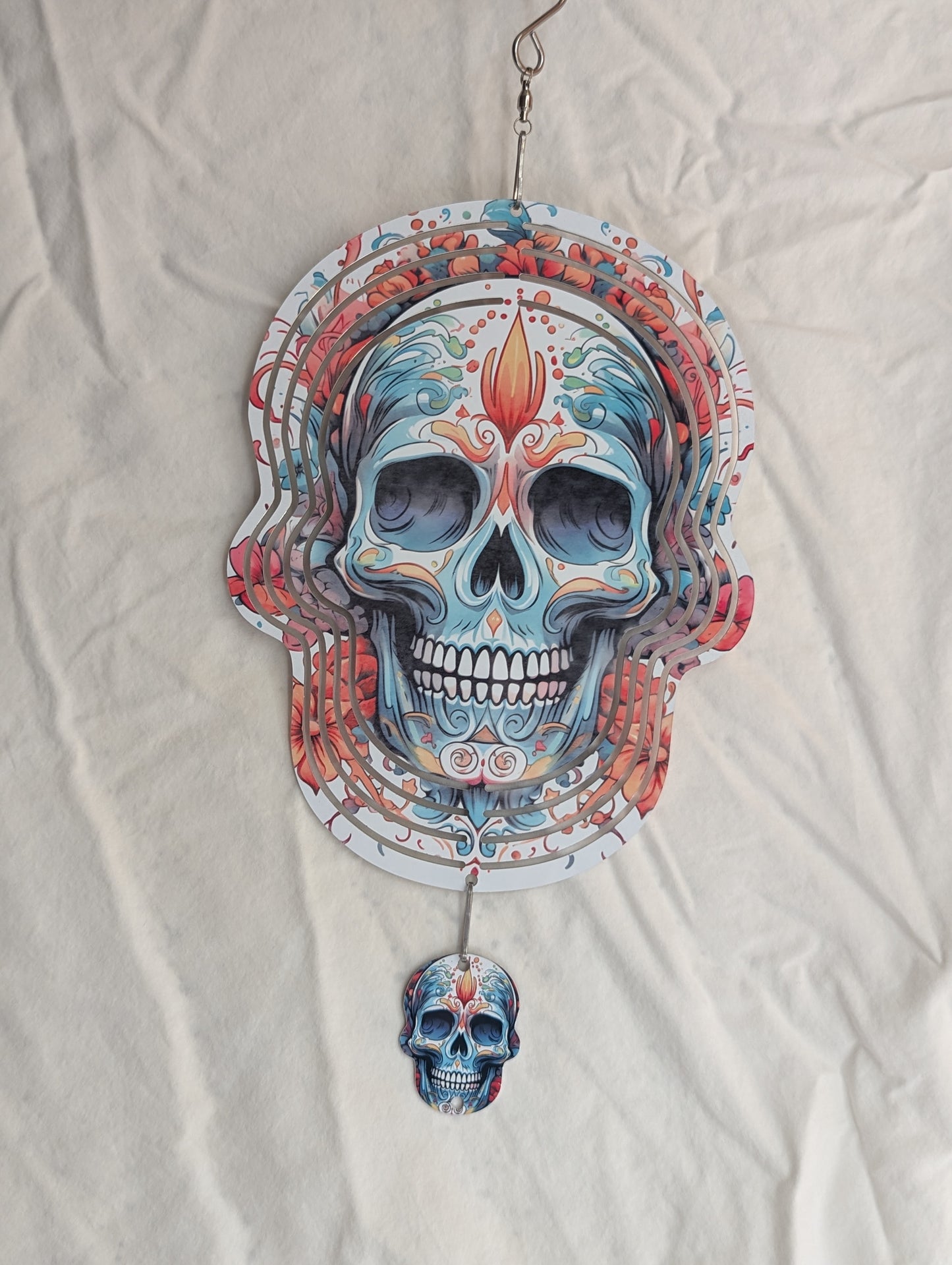 Skull Wind Spinners