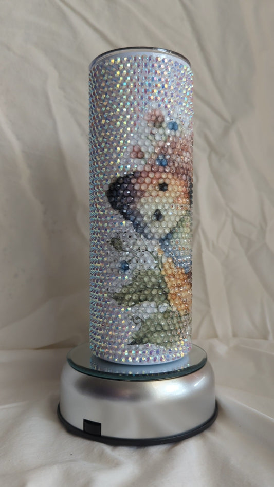 Butterfly, Sunflower, & Rhinestones 20oz Tumbler