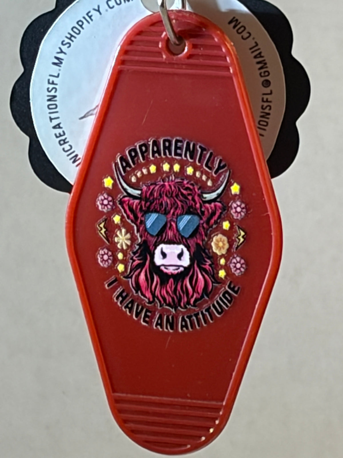 Retro Motel Style Keychains