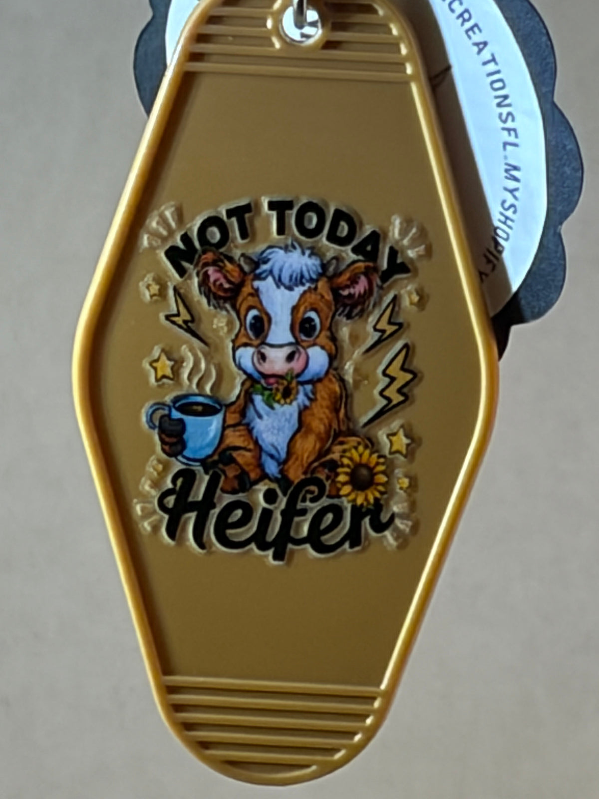 Retro Motel Style Keychains