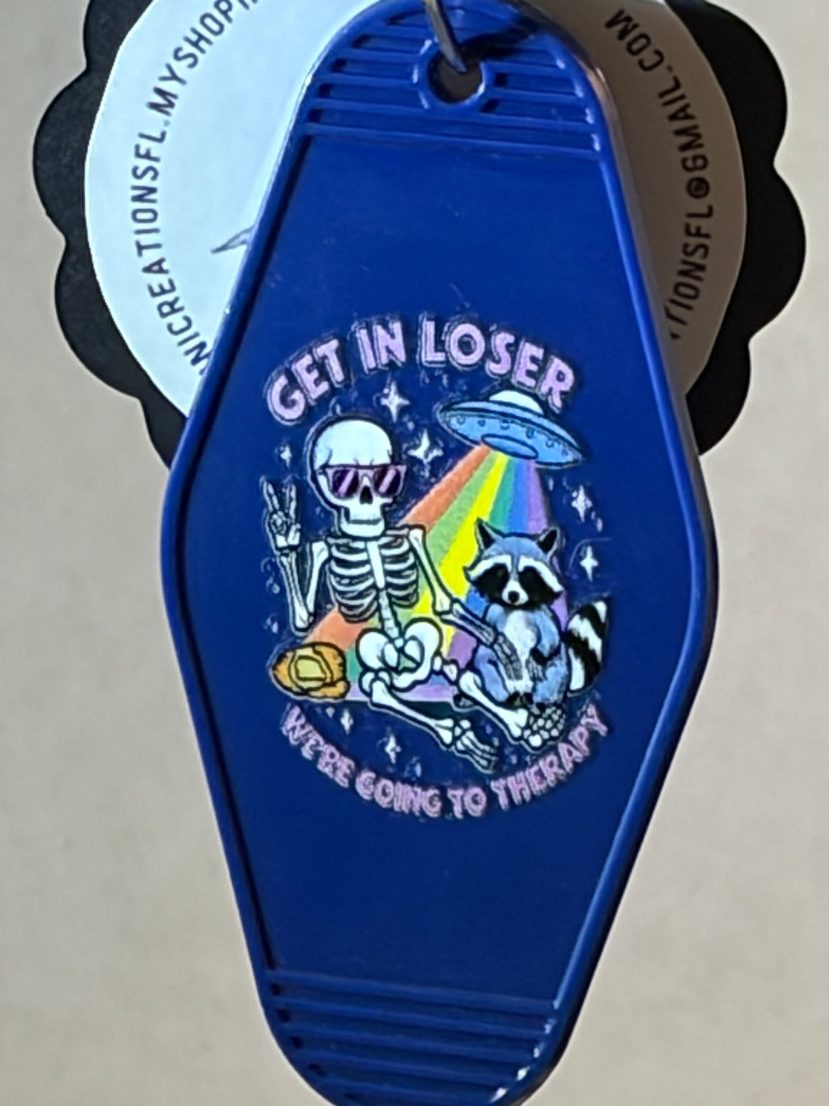 Retro Motel Style Keychains
