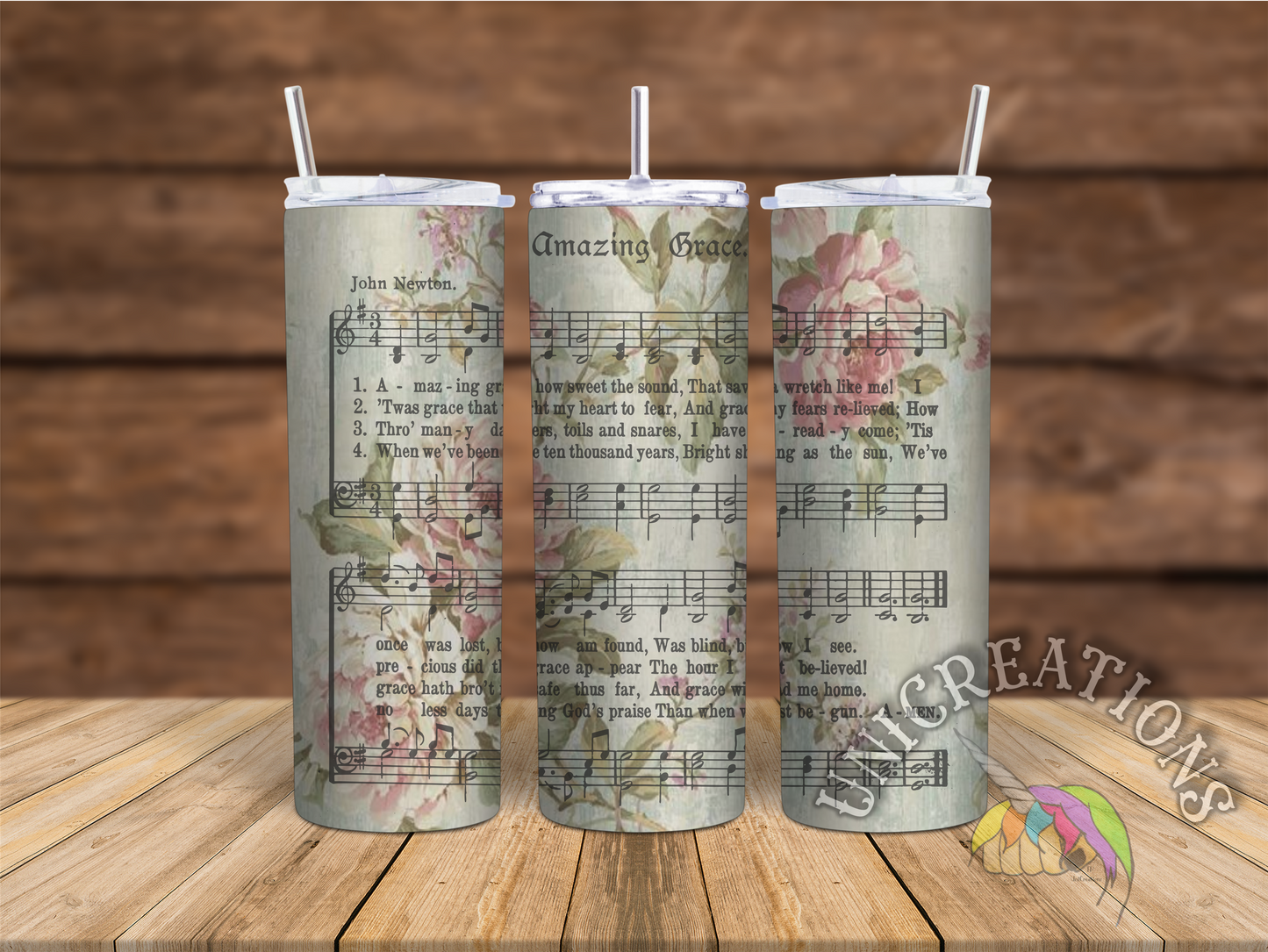 Amazing Grace Printed Tumbler