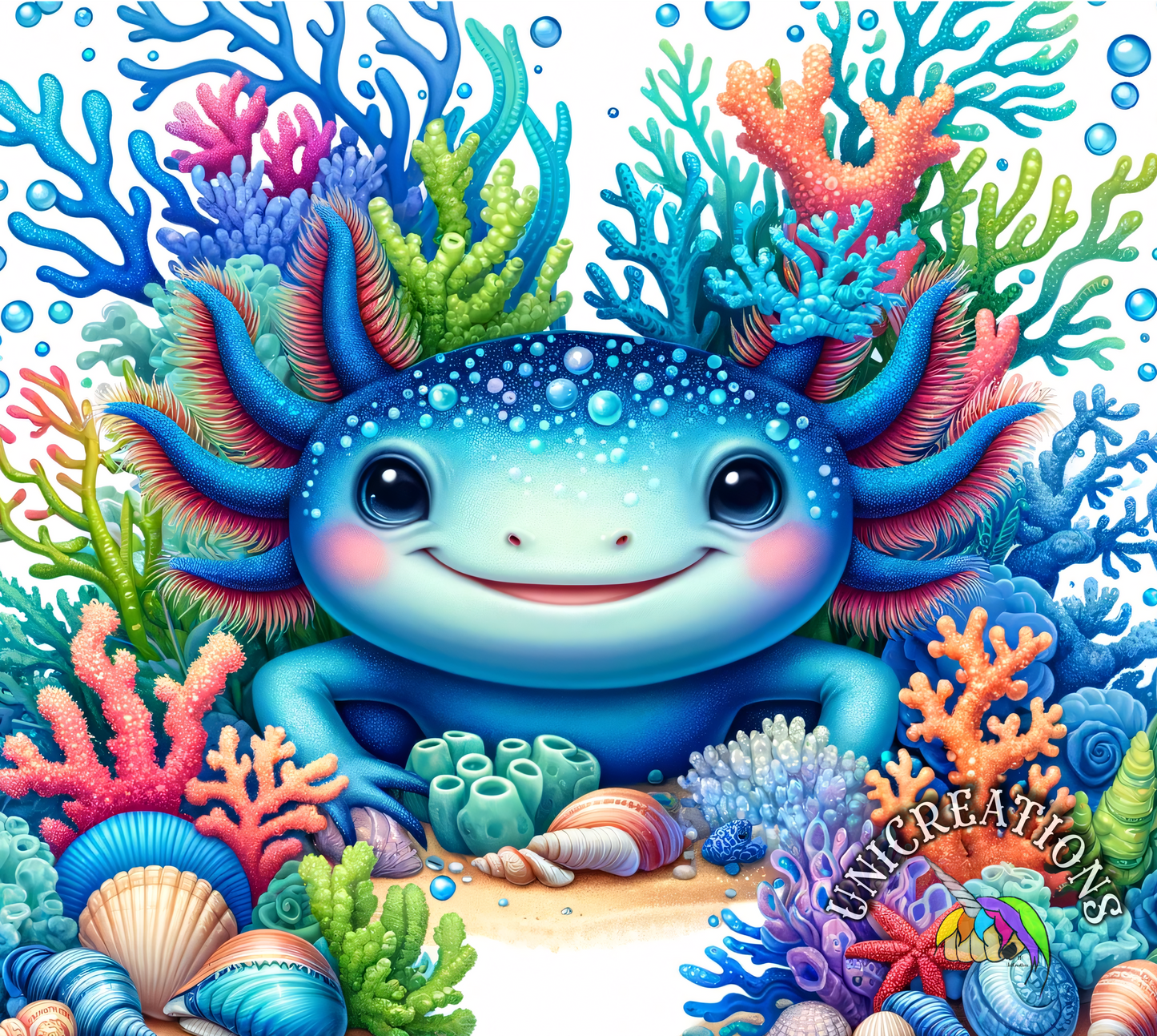 Axolotl Printed Tumbler