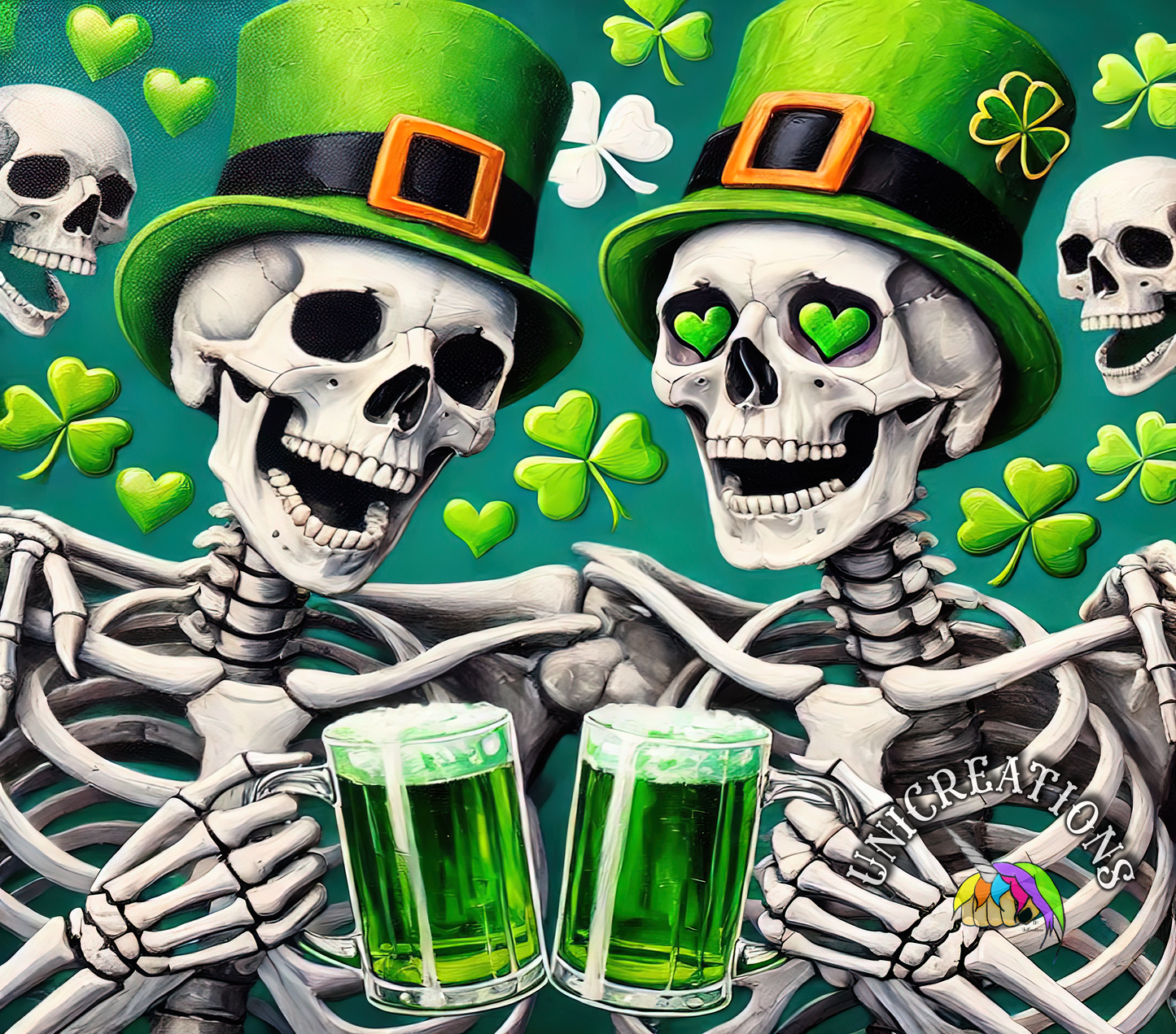St. Patrick's Day Skinny Tumblers (20oz)