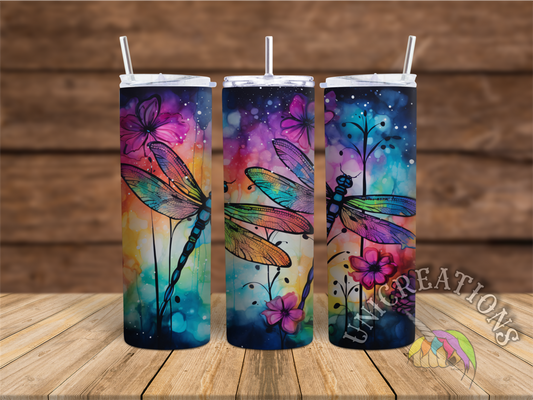 Dragonflies Printed Tumbler
