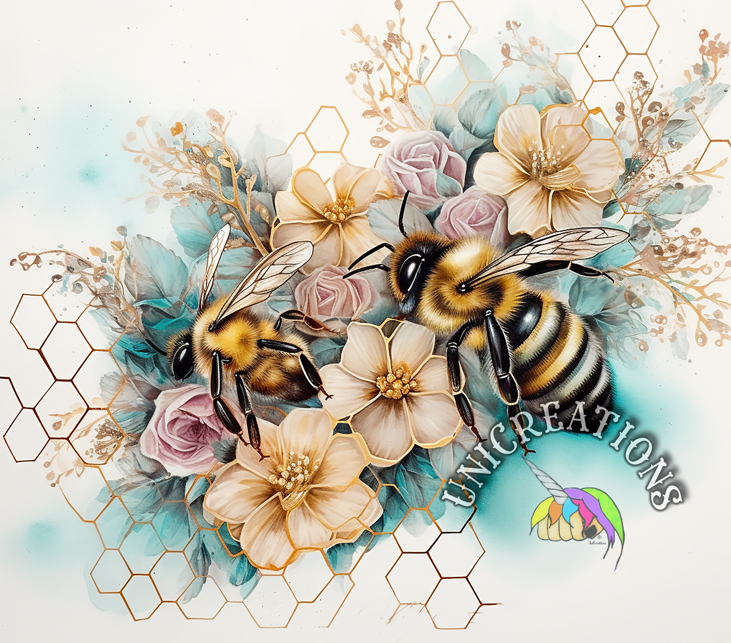 Honeybees Printed Tumbler