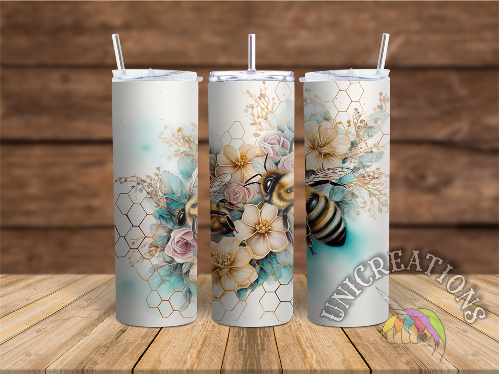 Honeybees Printed Tumbler