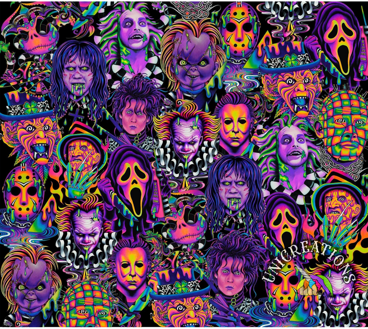 Halloween Spooky Vibes Skinny Tumblers (20oz)