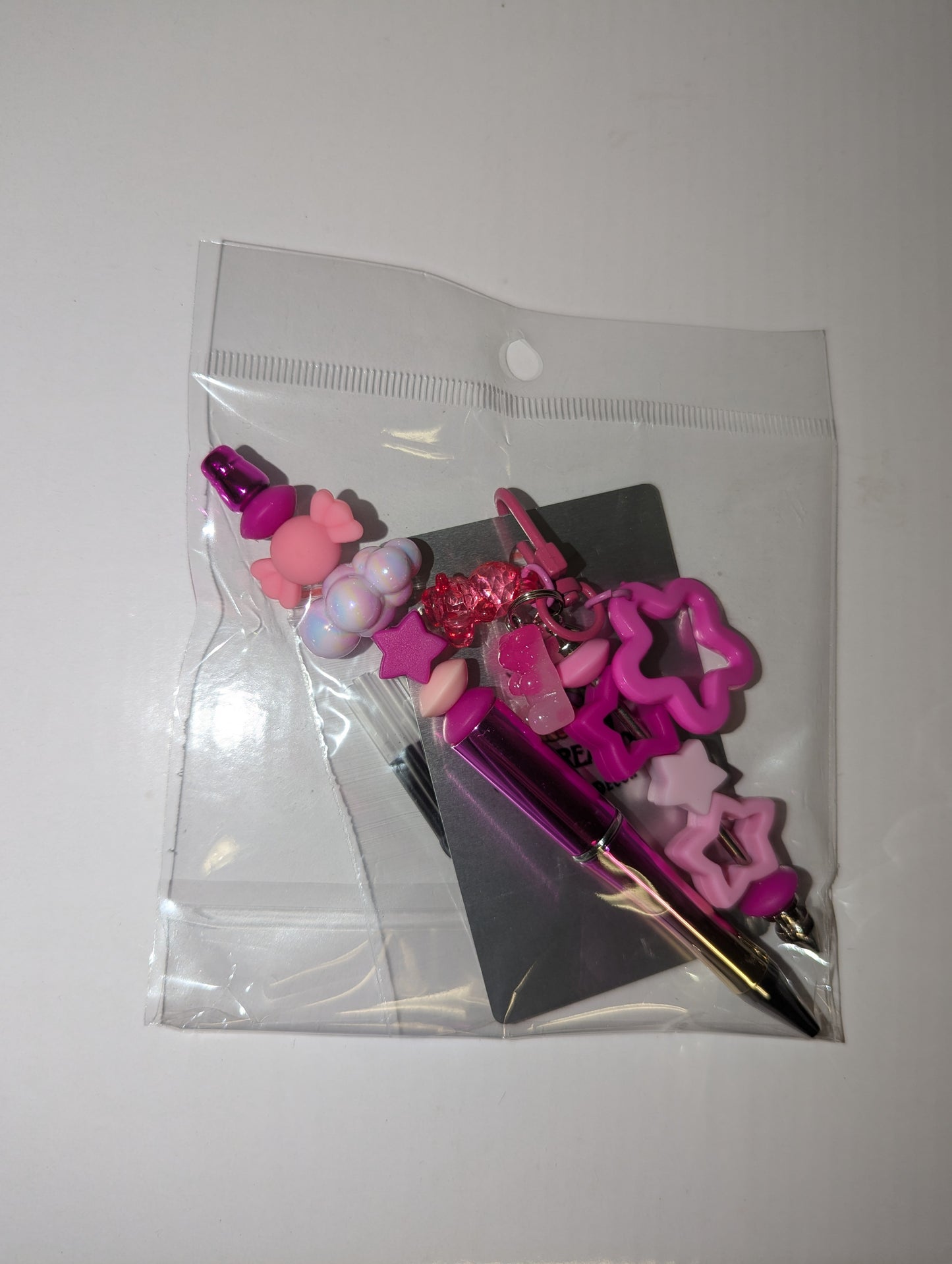 Beaded Pen Set with Matching Keychain