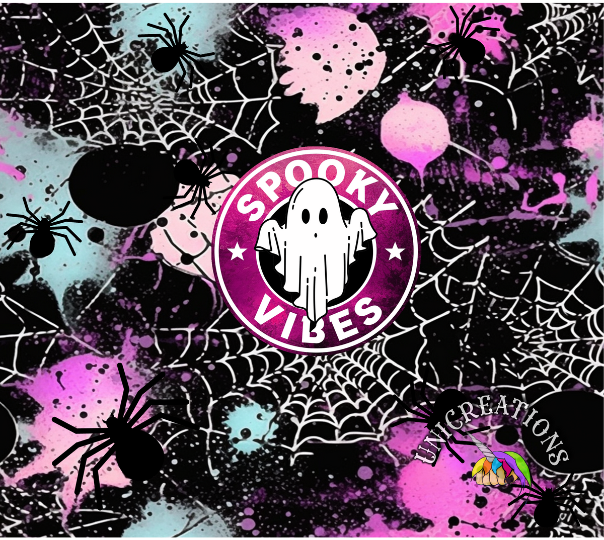 Halloween Spooky Vibes Skinny Tumblers (20oz)
