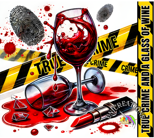 True Crime Printed Tumbler