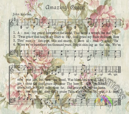 Amazing Grace Printed Tumbler