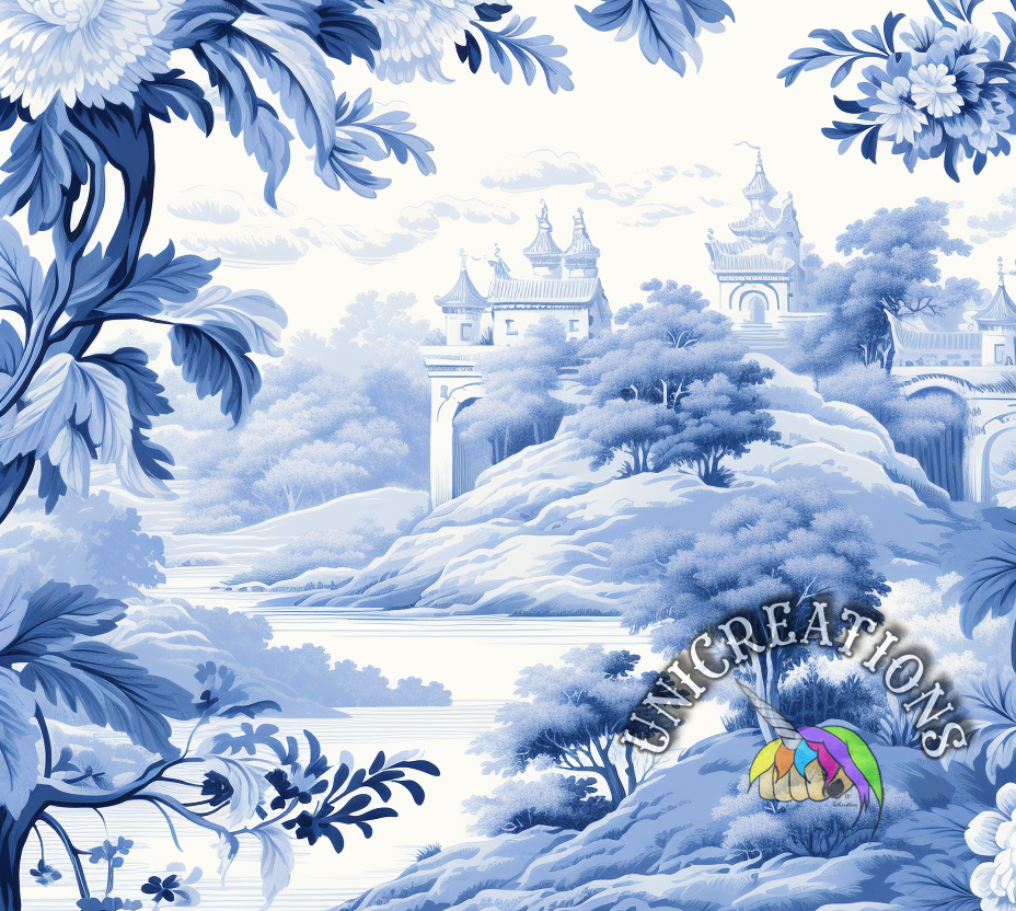 Toile de Jouy (1) Printed Tumbler