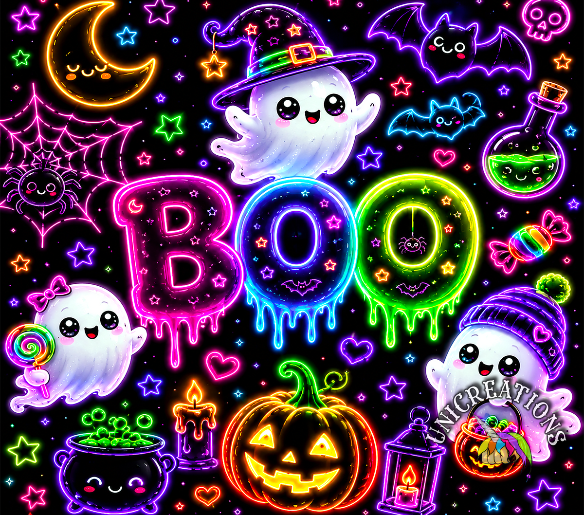 Halloween Spooky Vibes Skinny Tumblers (20oz)